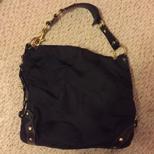 Black coach purse